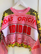 Authentic Adidas Oversized Pink Knitted Sweater