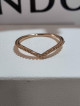 Preloved pandora wishbone ring size 58
