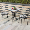 GARDEN TABLE SET outdoor with foldable chair