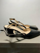 Olivia Manila pointed black slingback