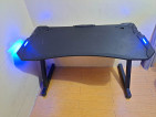 Gaming Table with Blue Lights - Used Item