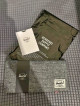 BrandNew Gray Herschel Bifolds Wallet Long Complete For Sale