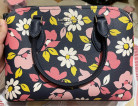 Kate Spade floral satchel w/ sling