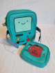 Loungefly Adventure Time BMO Crossbuddies Reversible Bag Imported from USA