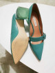 Charles & Keith Green Pointed Heels