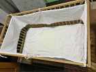 Crib (IKEA) With Water Proof Matters And Sheets