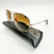 Ray-Ban RB3025 Aviator Polarized Large Metal Gold Unisex
