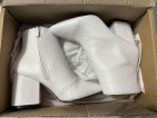 New White Boots from Asos Size UK 3
