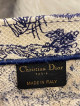 Dior Book Tote Small in Blue Toile de Jouy