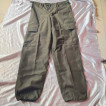 Army green cargo pants