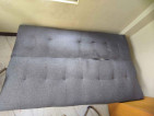 Minimalist Gray Sofa Bed - Double