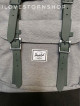 Herschel Little America Laptop Backpack Mid Volume Grey Crosshatch 17.0L