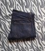 RALPH LAUREN SAMPLE PAIR - VARICK SLIM STRAIGHT INDIGO RAW DENIM JEANS /SELVEDGE