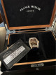 FRANCK MULLER Limited Edition Cintrée Curvex Skeleton Rose Gold & Diamonds