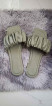 Flat scrunchie sandals High Quality