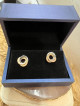 2 pair of earrings Italian gold