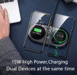 Baseus Black Simple 2in1 Wireless Charger
