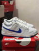 Dunk Low White Hyper Royal
