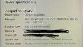 Lenovo Ideapad 330-15AST