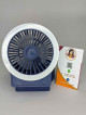 Foldable desktop fan with light