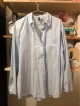H&M White Striped Button Down Long Sleeves Top