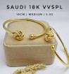 18K Saudi Gold Knot Set