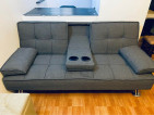 Sofa Bed w/ Beverage Holder