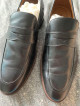 Johnson & murphy black leather shoes