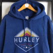 Hurley blue fleece hoodie  medium 22x27