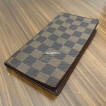 Pre Owned Authentic Damier Ebene Long Wallet