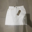 Levis white denim skirt