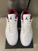 AJ1 LOW WHITE/RED