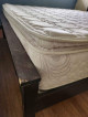 Queen size mattress with free bed frame