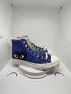Cdg x chuck taylor 1970 high blue