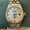 Rolex 36mm Mother of Pearl with Diamonds