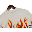 NWT PALM ANGELS Apricot Graphic Graffiti Flames Crewneck Sweater S-XL