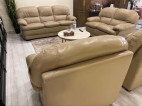 Sofa 3seater,2 seater and 1 seater Genuine leather