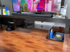 TV console /stand (modern Black) For Sale