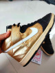 Original Nike Vintage 2007 Metallic Gold and Black Dunk High