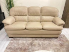 Sofa 3seater,2 seater and 1 seater Genuine leather