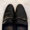 Authentic Ferragamo Black Leather Shoes (Preloved)