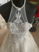 Wedding gown Sleeveless