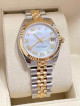 Rolex Datejust 31 Mother of Pearl Roman Dial Two Tone Yellow Gold