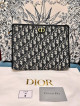 Dior Blue Oblique Jacquard 30 Montaigne Pouch- Brand new