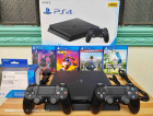 Ps4 Slim 500gb with 2 Original Ds4 V2 Controllers, Games and Accessories