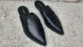 Leather half shoe