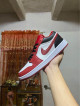 Jordan 1 low black white red men and womens