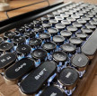 Retro typewriter keyboard