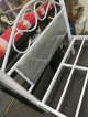 Collapsible Single Bed Frame White 36x75