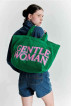 Gentlewoman Corduroy Tote Green Bag